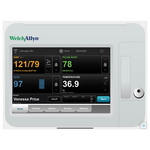 Welch Allyn Connex® VSM 6000 Patient Monitor Screen Simulation for REALITi 360, 8000977, ÉLETMENTÉS GYERMEK