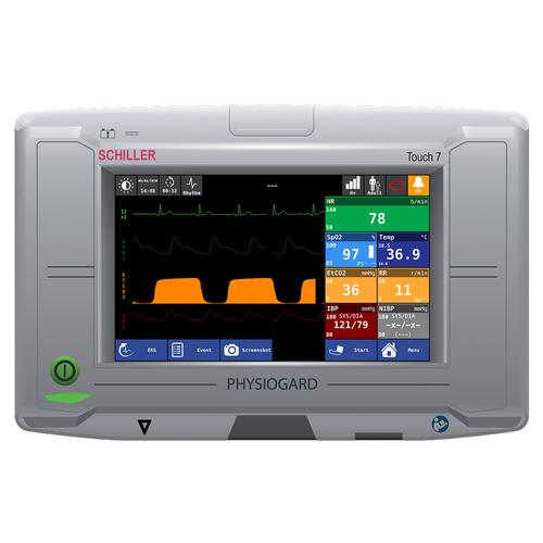 Schiller PHYSIOGARD Touch 7 páciens monitor képernyő-szimulációt a REALITi 360 készülékhez, 8001001, ÉLETMENTÉS GYERMEK