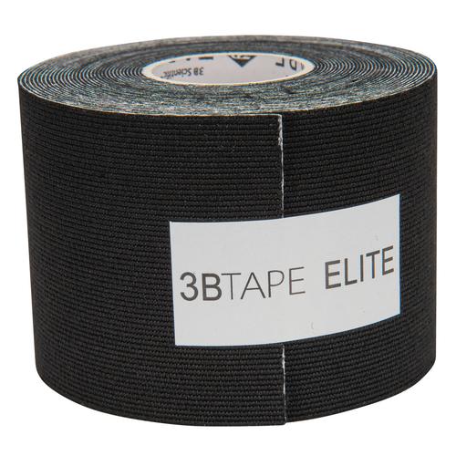 3BTAPE ELITE – kineziológiai tapasz – fekete, 5m x 5 cm-es tekercs, 1018891 [S-3BTEBK], Kineziológia szalag és Kinesio tape