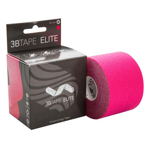 3BTAPE ELITE – kineziológiai tapasz – pink, 5m x 5 cm-es tekercs, 1018893 [S-3BTEPI], Kineziológia szalag és Kinesio tape