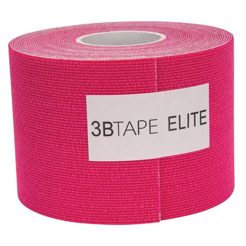 3BTAPE ELITE – kineziológiai tapasz – pink, 5m x 5 cm-es tekercs, 1018893 [S-3BTEPI], Kineziológia szalag és Kinesio tape