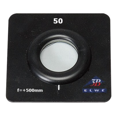 Convex Lens K, f = 500 mm, 1009863 [U8475941], Kröncke - féle optika