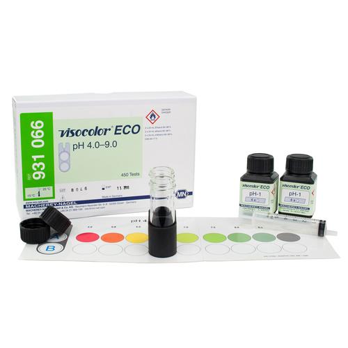 VISOCOLOR® ECO pH Teszt, 4.0-9.0, 1021132 [W12866], Környezeti kísérleti készletek