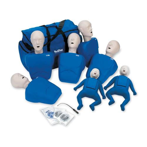 CPR Prompt® felnőtt/gyerek és csecsemő szimulátorok - 7 db-os csomag, 1017941 [W44710], ÉLETMENTÉS ÚJSZÜLÖTT