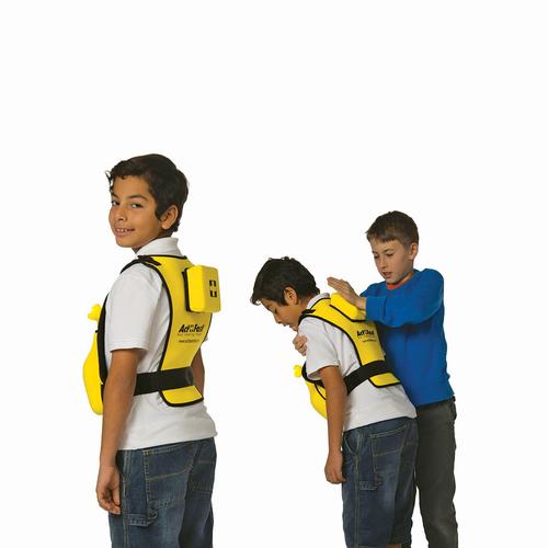 Act+Fast Rescue Choking Vest - Yellow, Children's Trainer, 1022651 [W59821], ÉLETMENTÉS GYERMEK