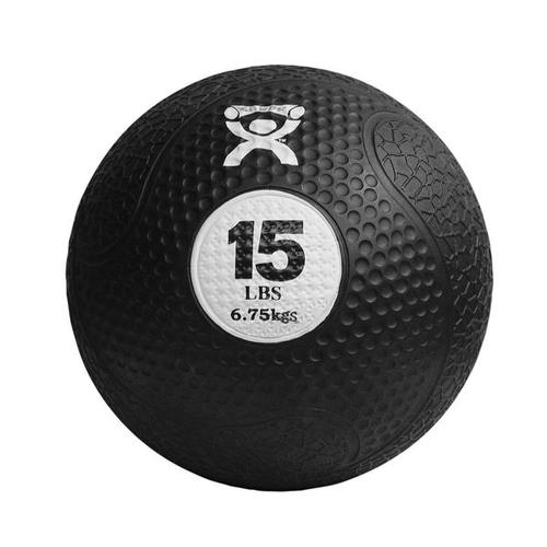 CanDo gumi medicin labda - fekete, 6,8 kg, 1015461 [W67556], Gimnasztikai labdák