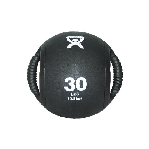 CanDo medicin labda, dupla fogantyúval - fekete, 13,6 kg, 1015470 [W67565], Gimnasztikai labdák
