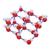 Jég, H2O kristály készlet, amely 26 vízegységet tartalmaz, 1005285 [W19709], Molekulamodellek (Small)