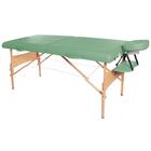 3B Deluxe hordozható masszázs asztal, zöld, W60602G, Masszázs asztalok és székek