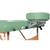 3B Deluxe hordozható masszázs asztal, zöld, W60602G, Masszázs asztalok (Small)